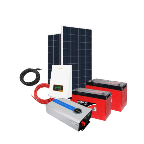 KIT Energia Solar 600wp - Off Gride - Instalação Inclusa