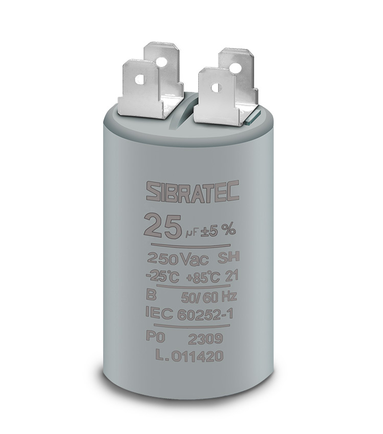 Capacitor 25uf permanente terminal - LojaTesla .com.br