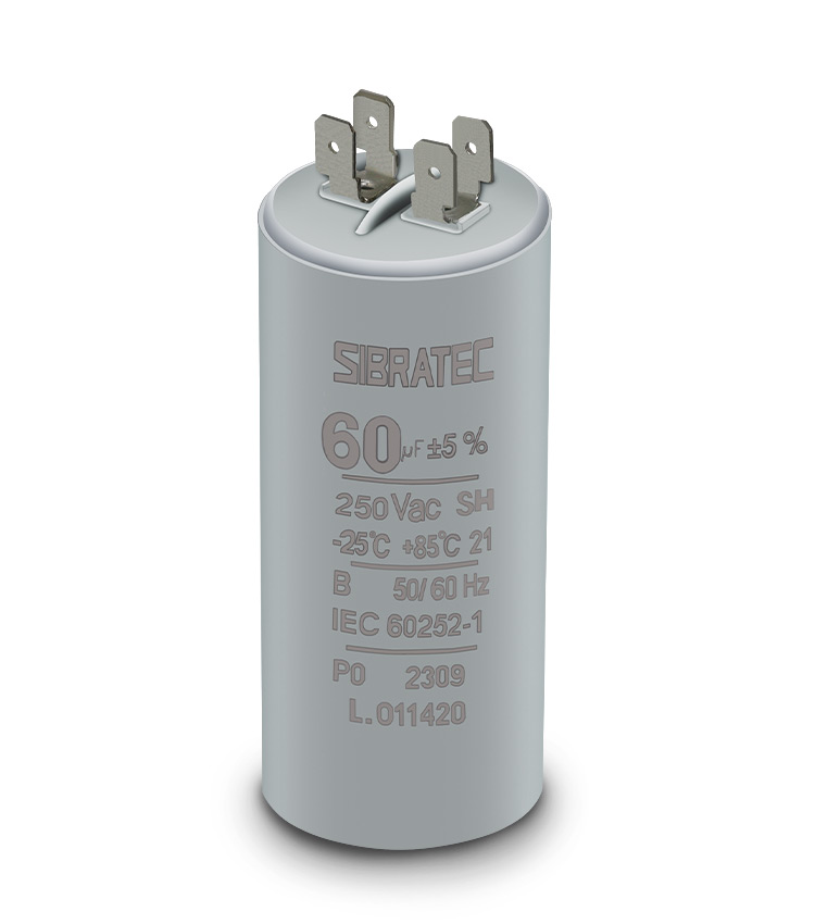 Capacitor Permanente 60uf com terminal - lojatesla.com.br