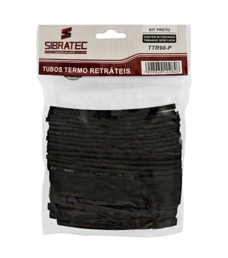 KIT TUBO ESPAGUETE TERMO RETRATIL - LOJATESLA